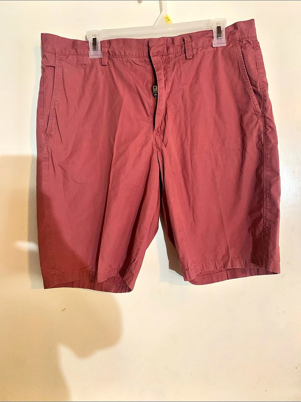 J.Crew Club Chino Shorts Flat Front Pink Waist 35
